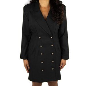 Vintage Sexy Black Tuxedo Dress